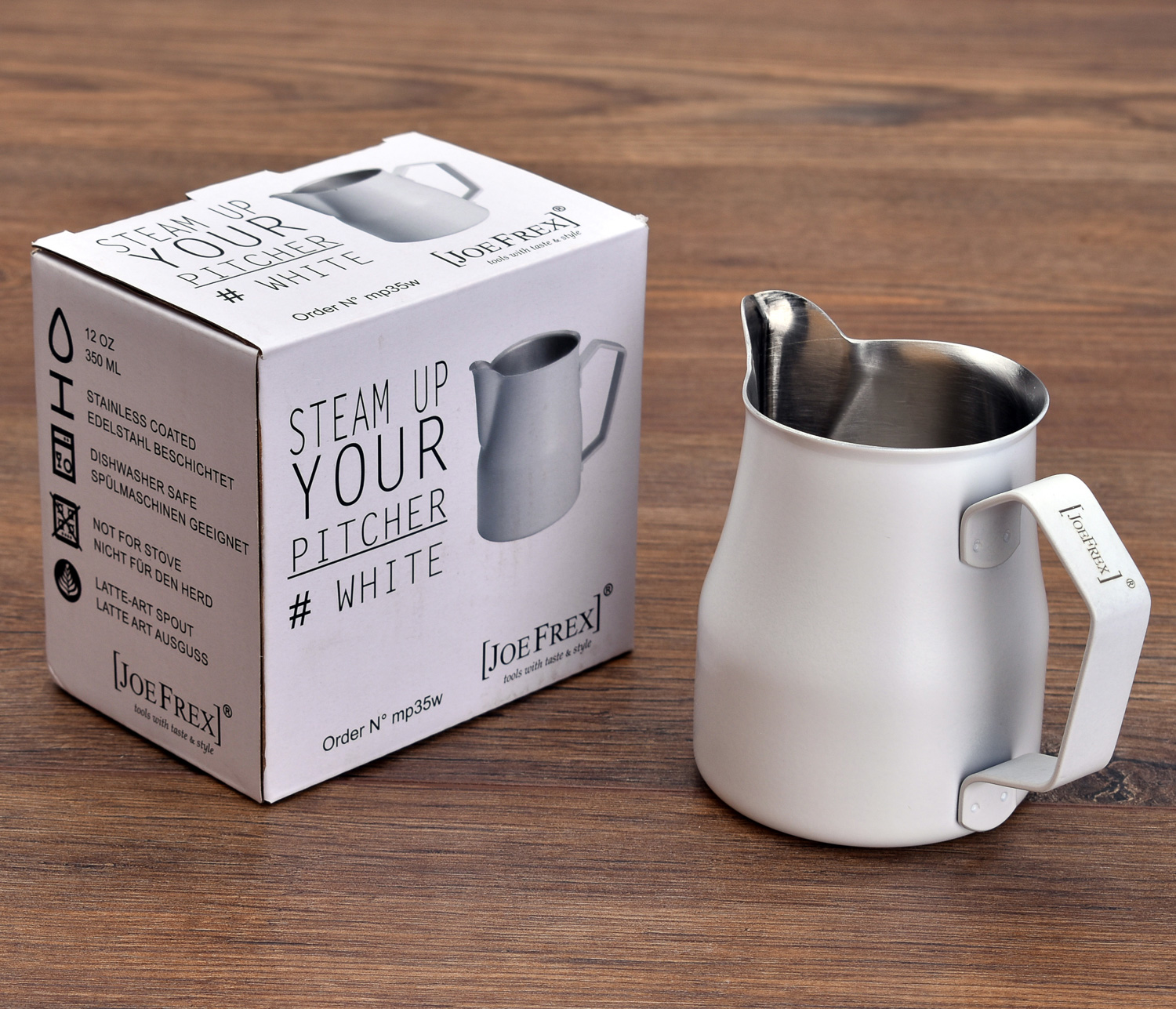 JoeFrex - Milchkännchen 500ml Edelstahl JoeFrex - Milchkännchen 500ml Edelstahl