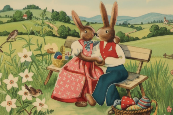 Ostern 2026 Berlin Kaffee Angebote Osterpräsente Geschenke - Hintergrund