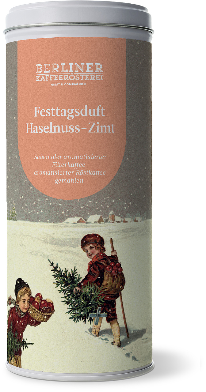 aromatisierter Kaffee Haselnuss-Zimt (125g / gemahlen) aromatisierter Kaffee Haselnuss-Zimt (125g / gemahlen)