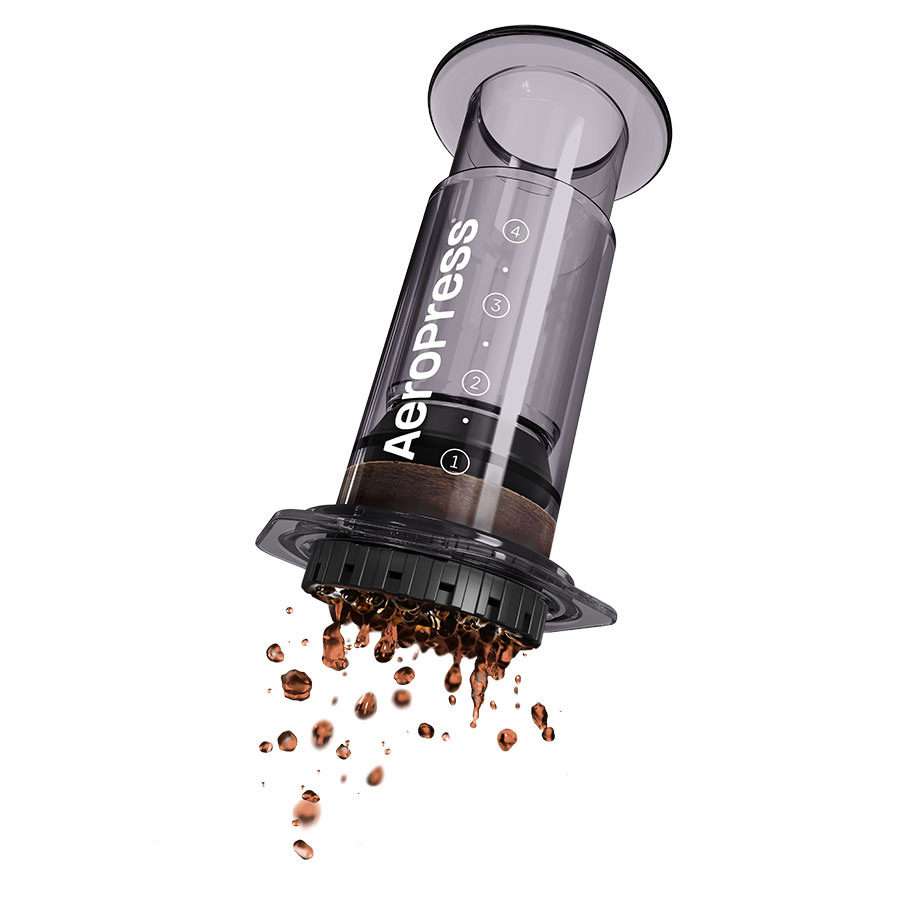 AeroPress® - Clear Coffee Press inkl. 100 Filter (Original in durchsichtig Schwarz) AeroPress® - Clear Coffee Press inkl. 100 Filter (Original in durchsichtig Schwarz)
