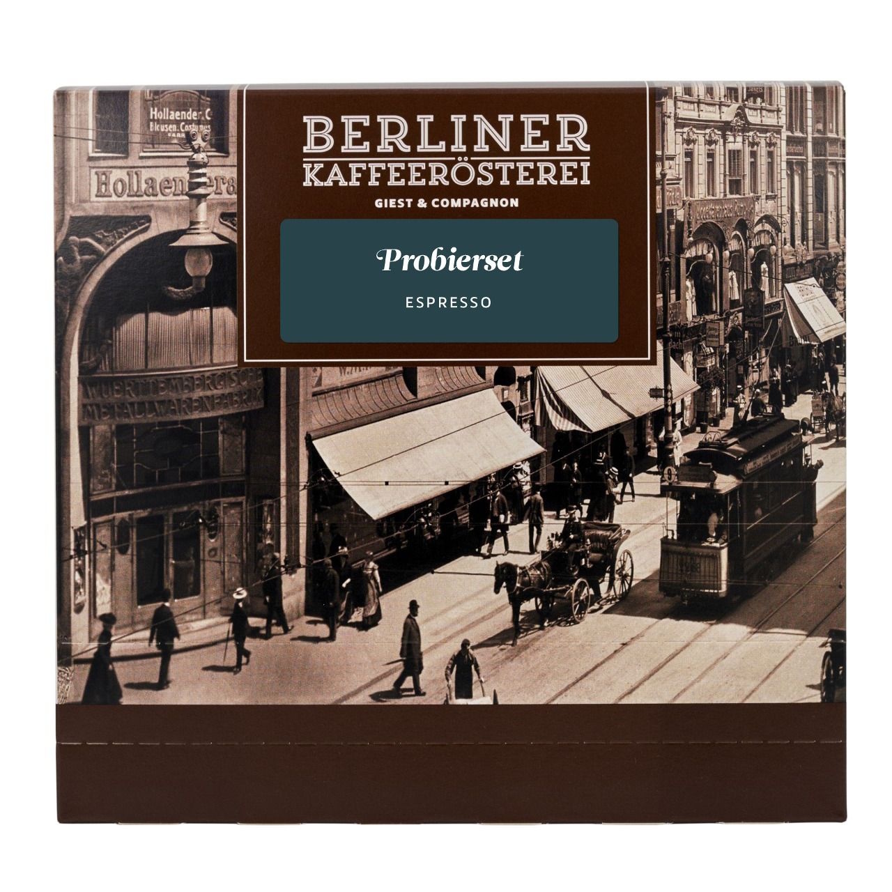 Probierset Espresso (8x75g / ganze Bohne) + Kaffee-Handmühle Äthiopien