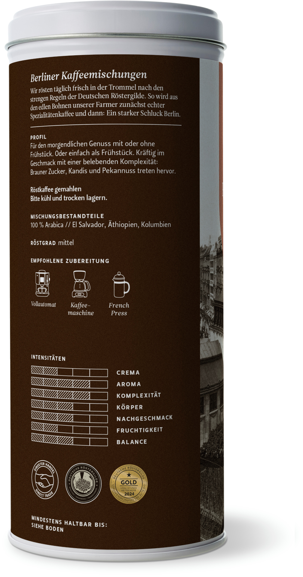 Berliner Frühstückskaffee (gemahlen) Berliner Frühstückskaffee (gemahlen)