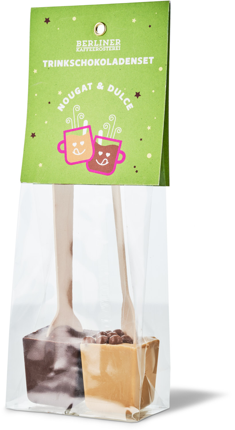 BKR - Trinkschokoladenstick Set Nougat & Dulce 2 x 30g