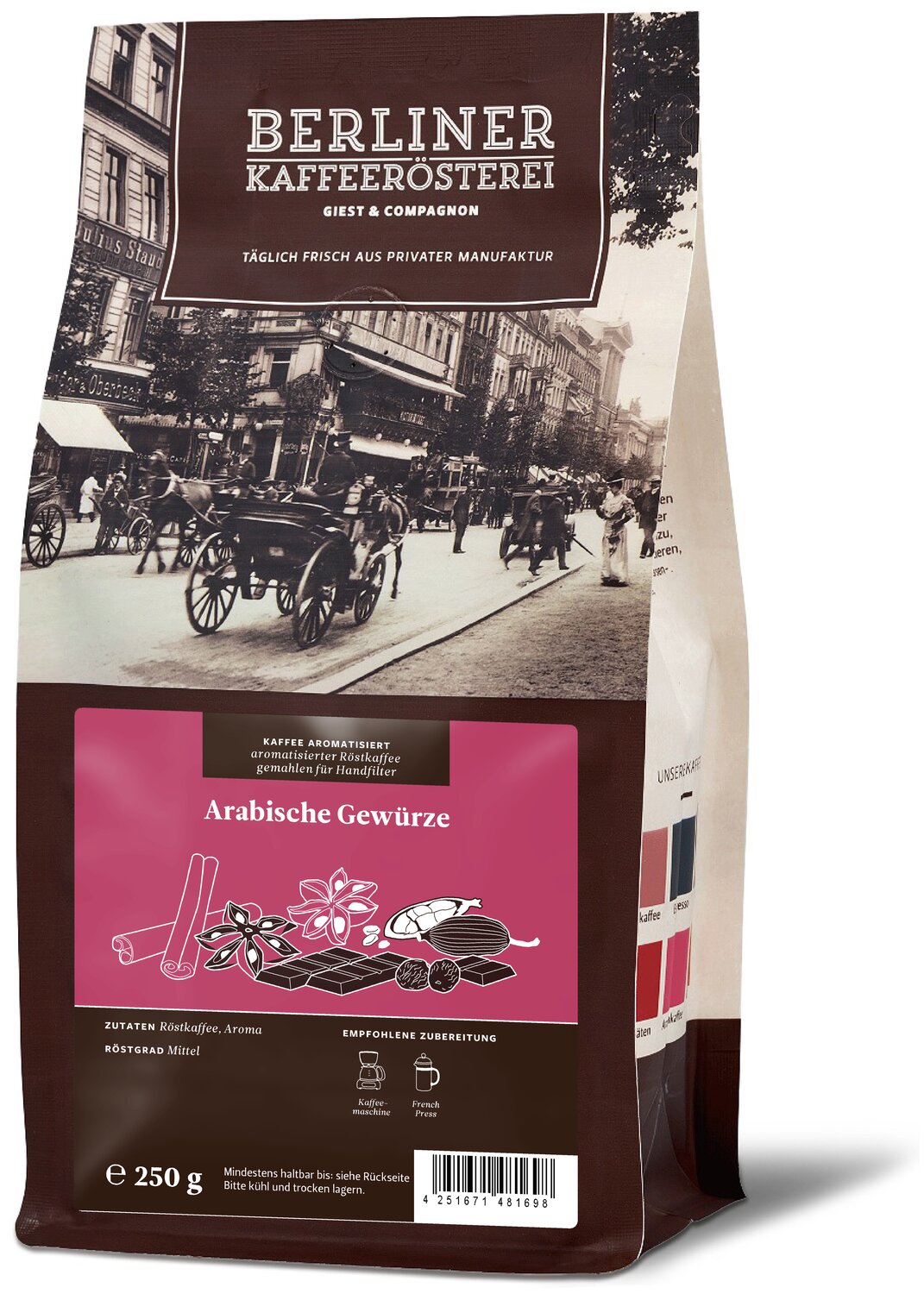 aromatisierter Kaffee arabische Gewürze