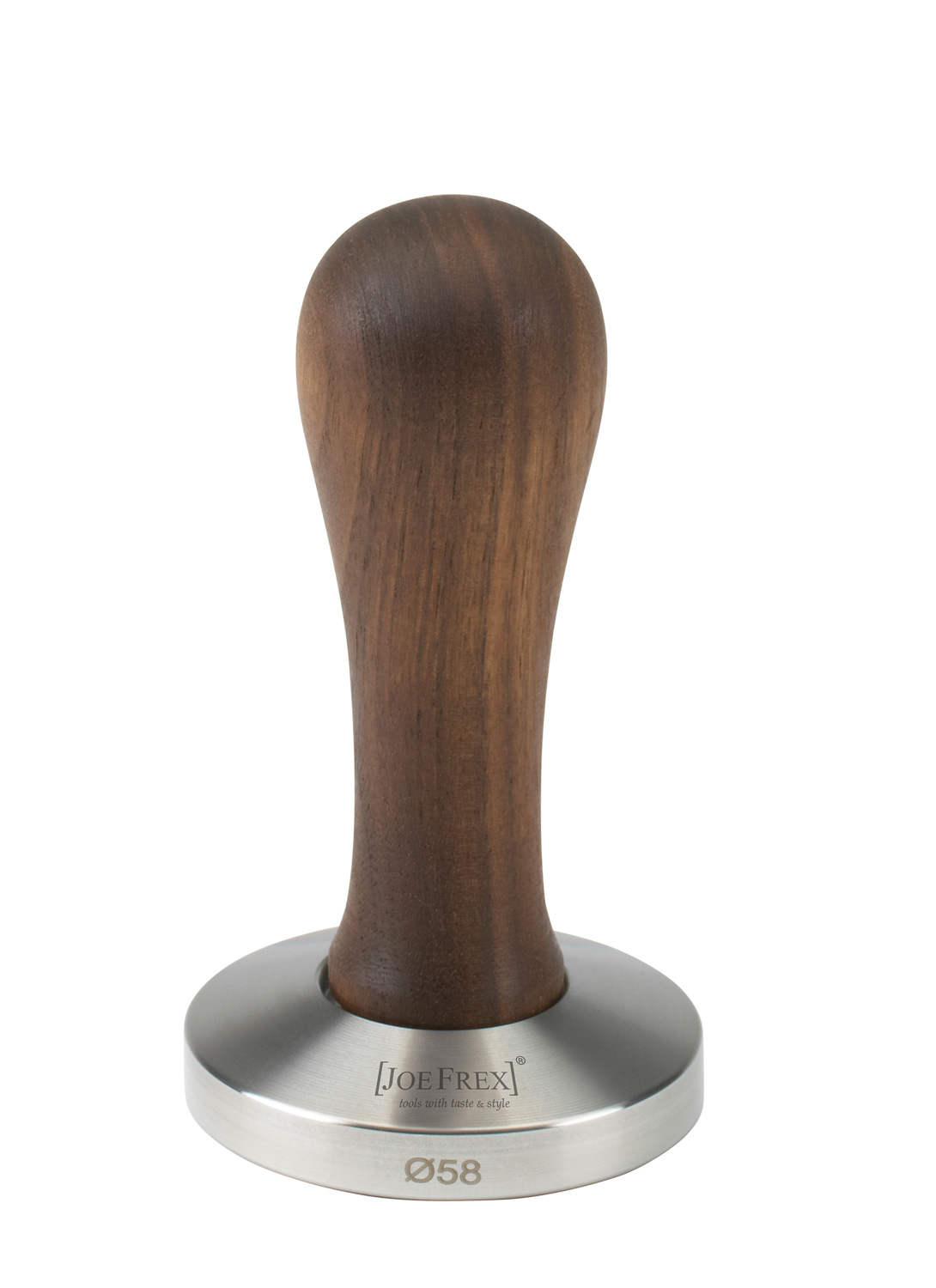 JoeFrex - Handle Elegance Walnut, Tamper Griff, ohne Unterteil