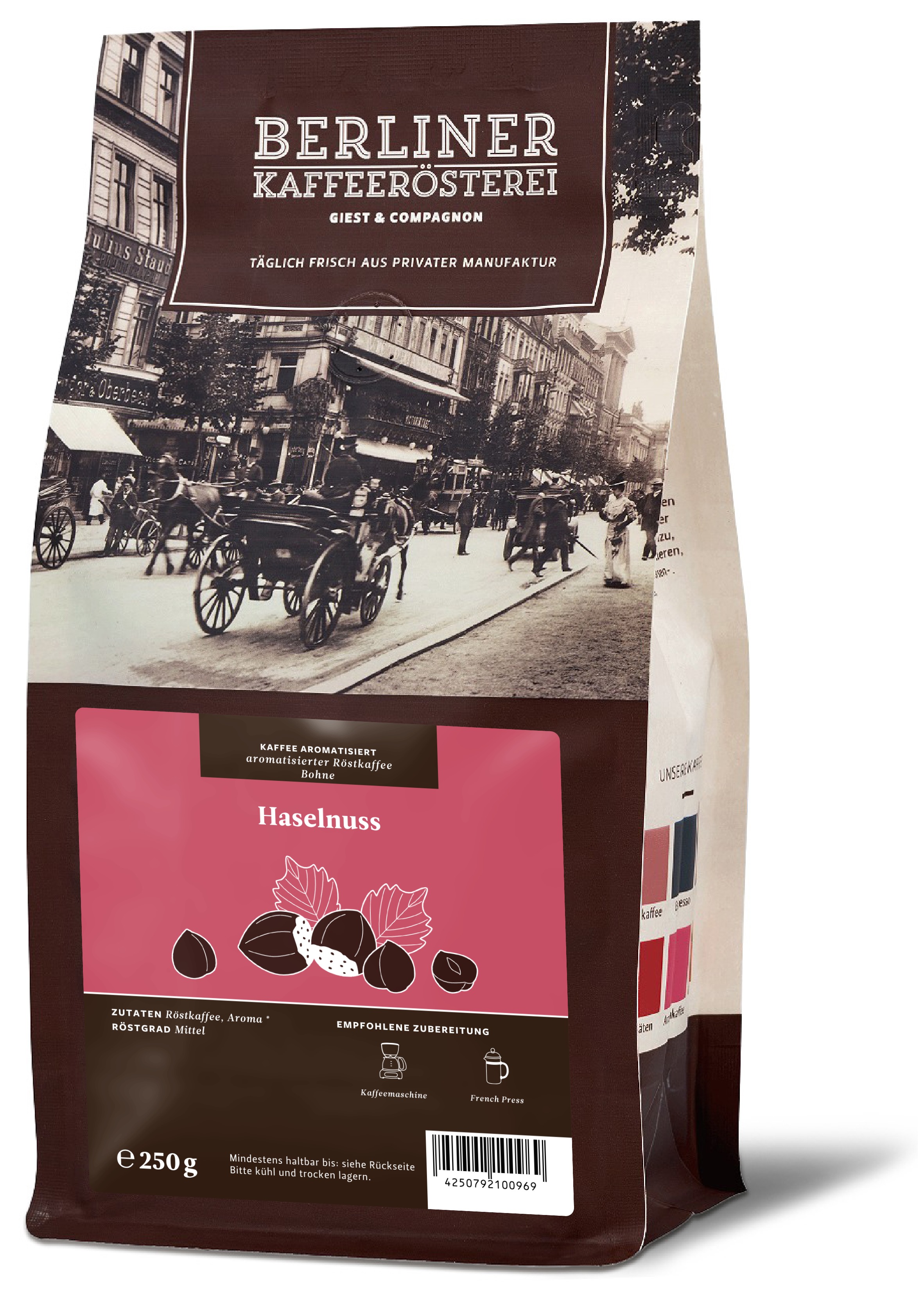 aromatisierter Kaffee Haselnuss