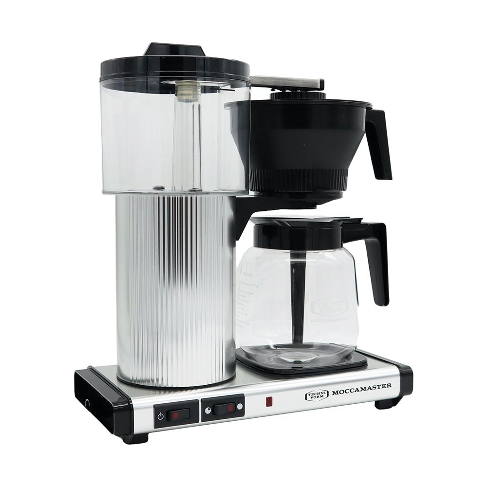 Moccamaster - CD Grand silber mit Glaskanne 1,8 L für Büro und Café