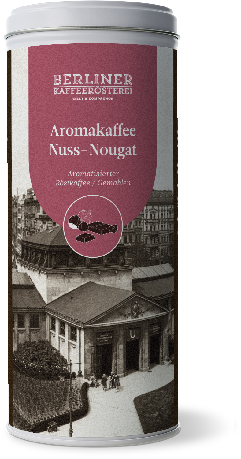 aromatisierter Kaffee Nuss-Nougat (125g / gemahlen)