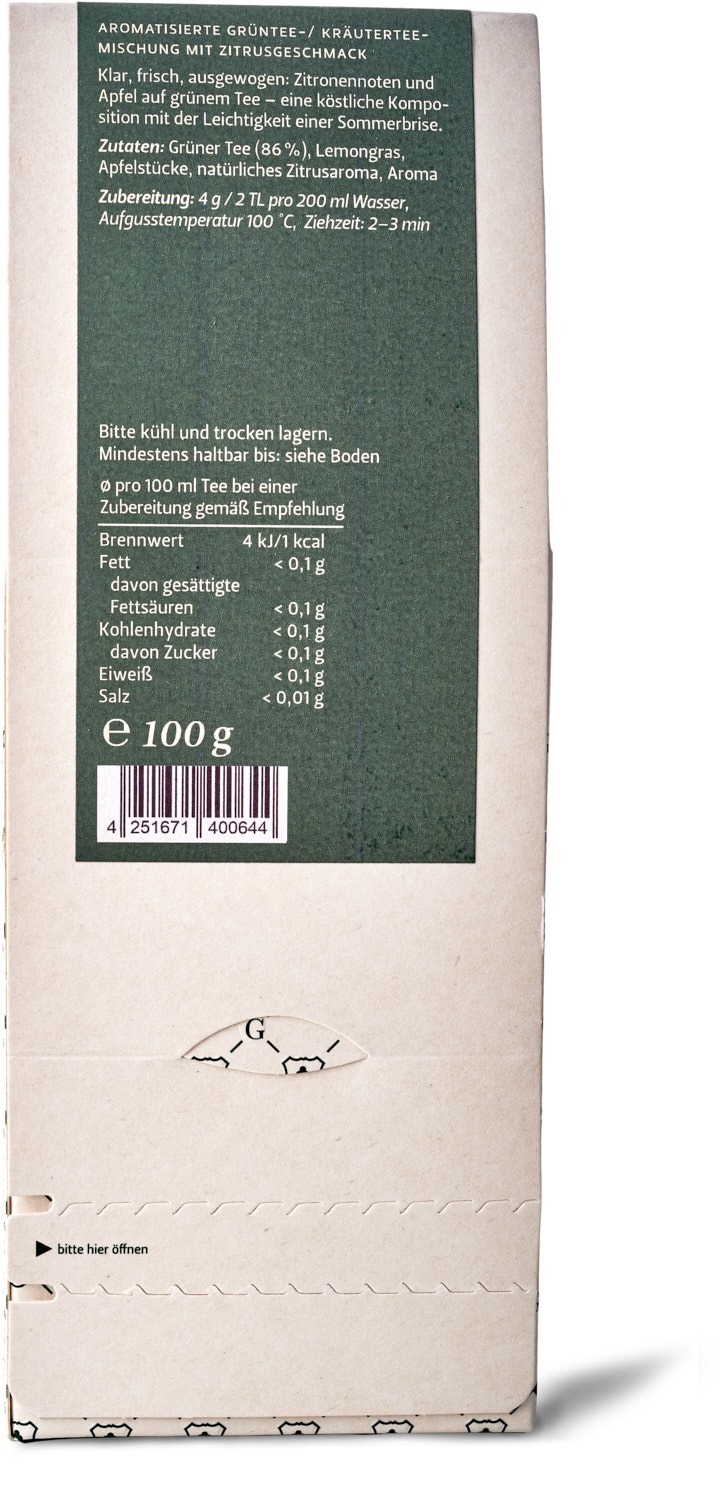 Apfel & Lemongras №155 Apfel & Lemongras №155