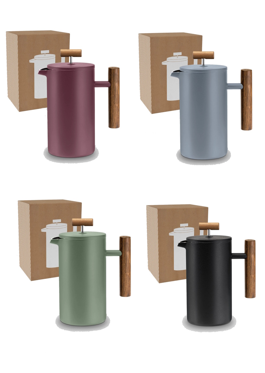 Lambda Coffee - Outdoor French Press "Caldera", 0,6l / 3 Tassen, schwarz