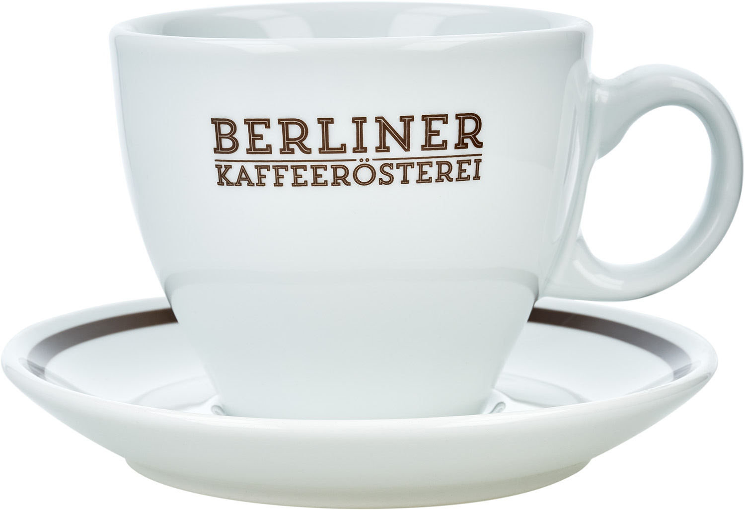 BKR - große Café Latte-Tasse 415 ml (inkl. Untertasse)