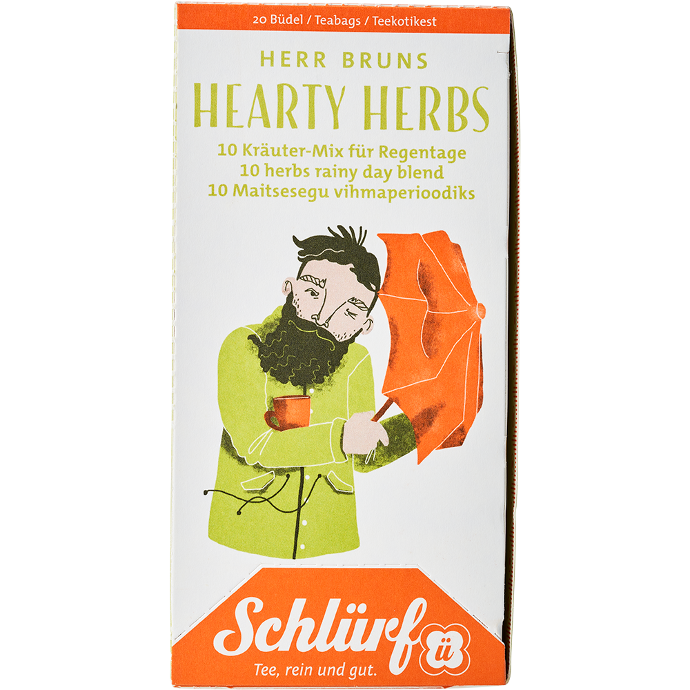 Schlürf - Büdel - Herr Bruns Hearty Herbs BIO Schlürf - Büdel - Herr Bruns Hearty Herbs BIO