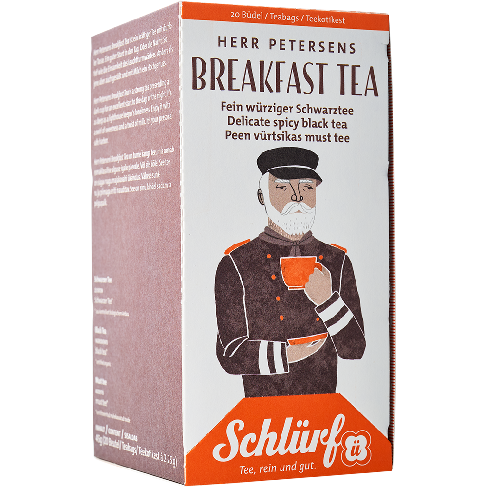 Schlürf - Büdel - Herr Petersens Breakfast Tea BIO