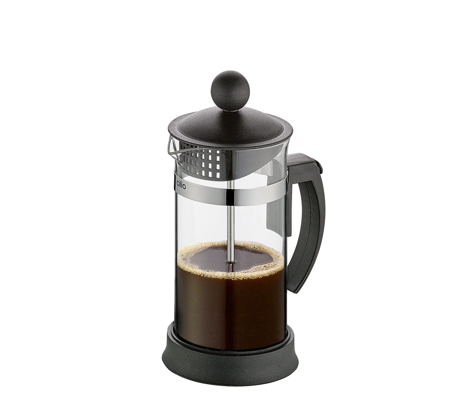 Cilio - Kaffeebereiter Mariella schwarz 3 Tassen 350 ml