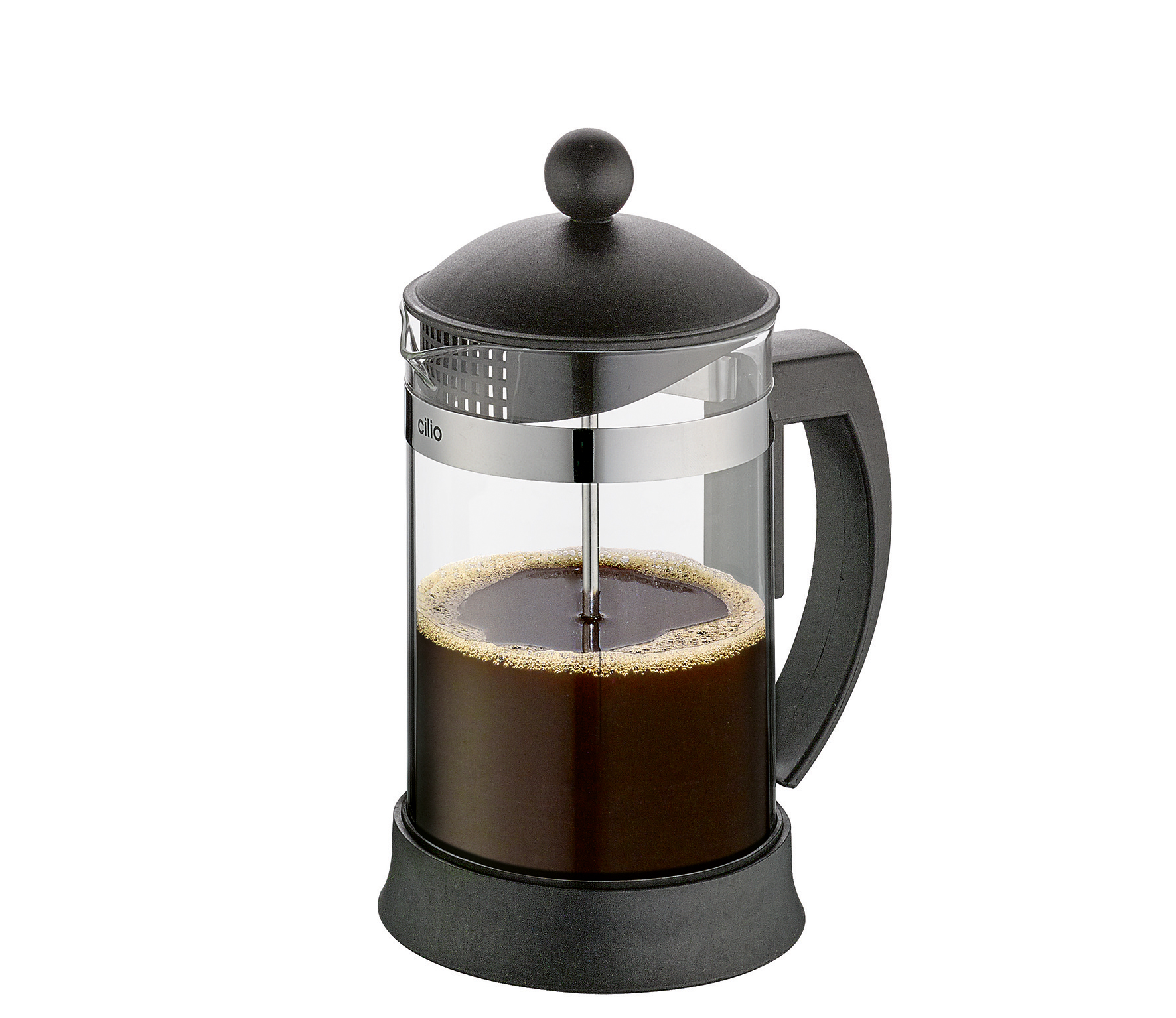 Cilio - Kaffeebereiter Mariella schwarz 6 Tassen 800 ml