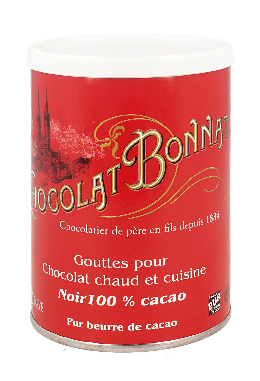 Bonnat - Trinkschokoladentropfen gouttes 100% Bonnat - Trinkschokoladentropfen gouttes 100%