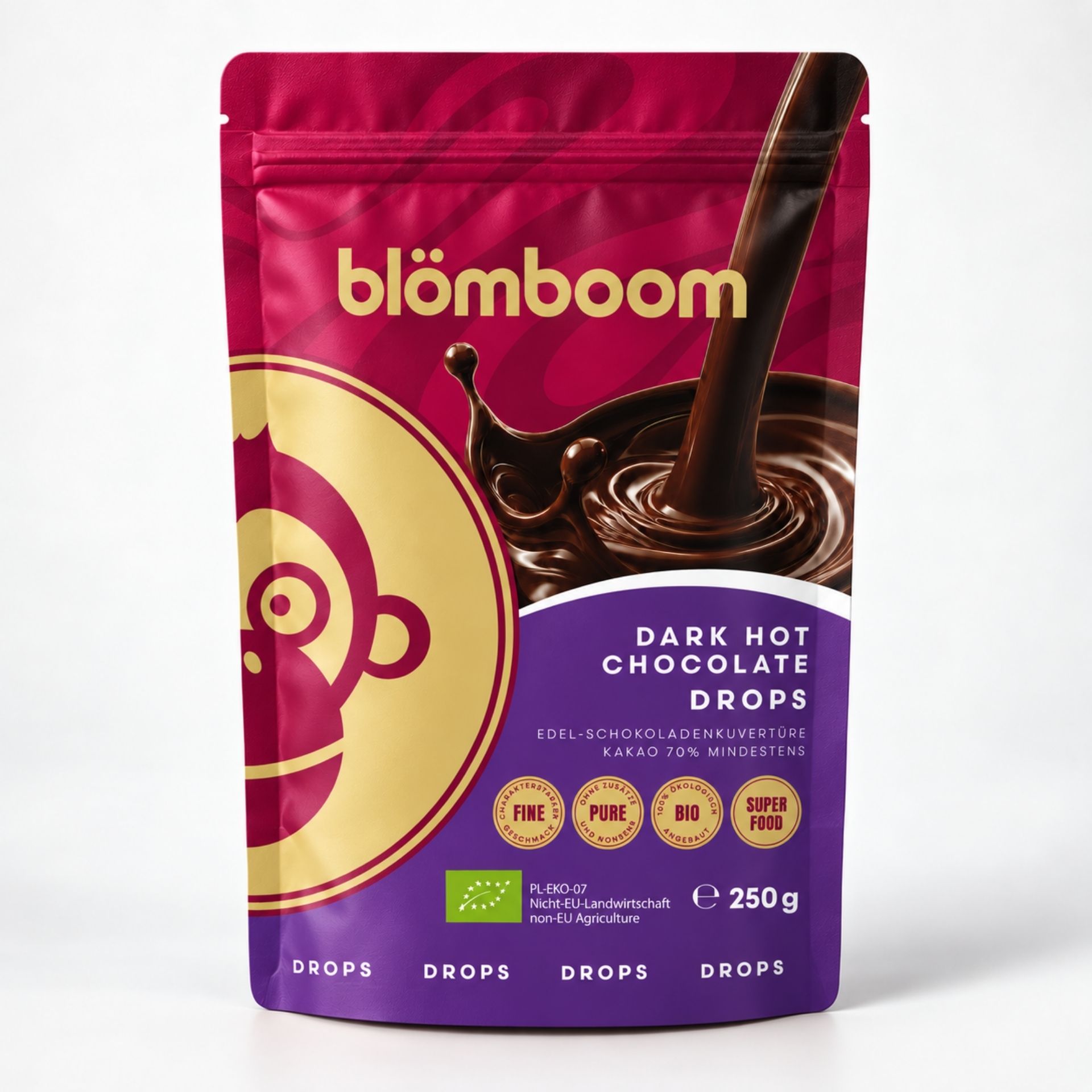 Blömboom - Dark Hot Chocolate Drops BIO