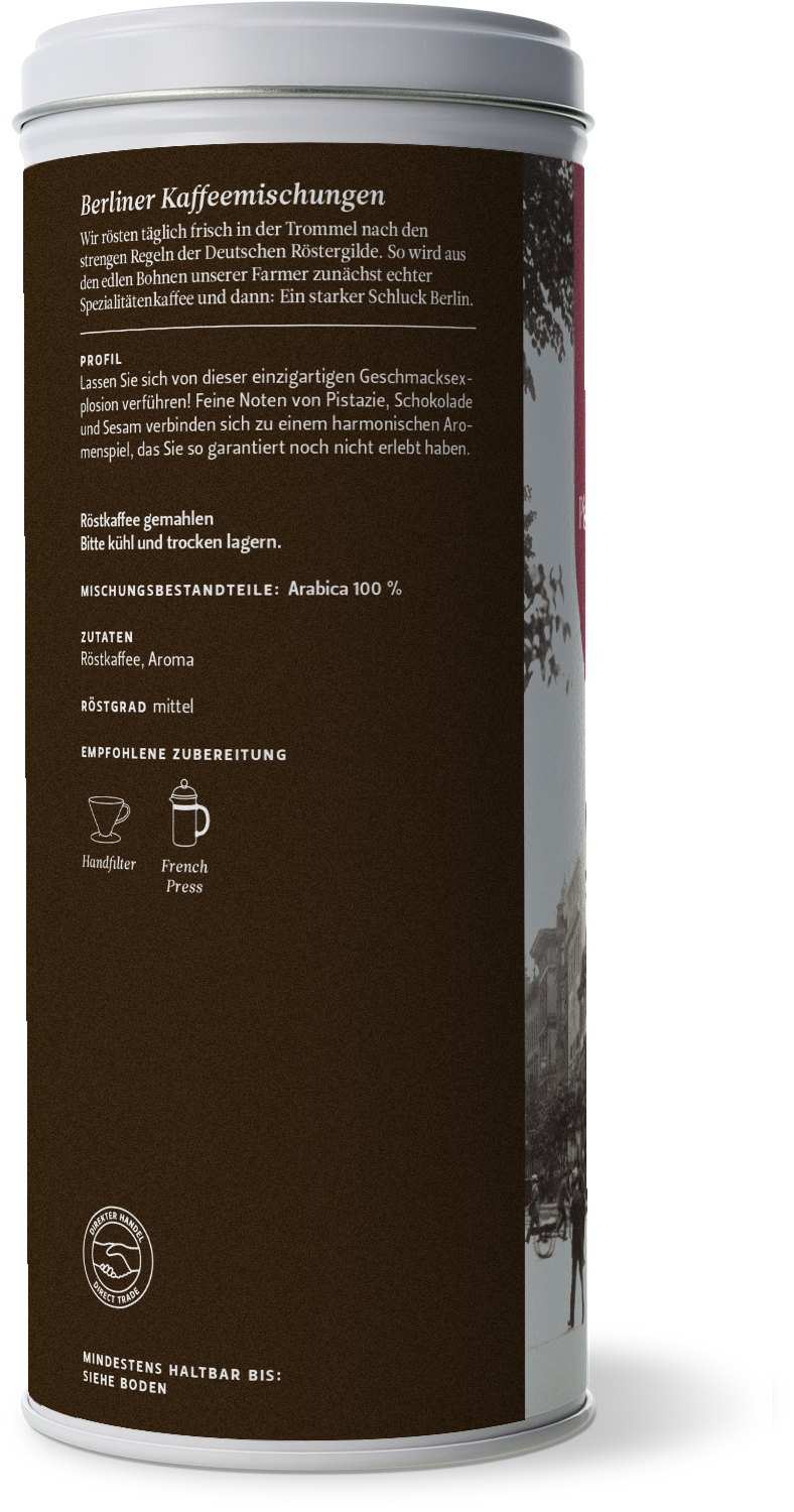 aromatisierter Kaffee Orientalische Pistazien-Schokolade (125g / gemahlen)