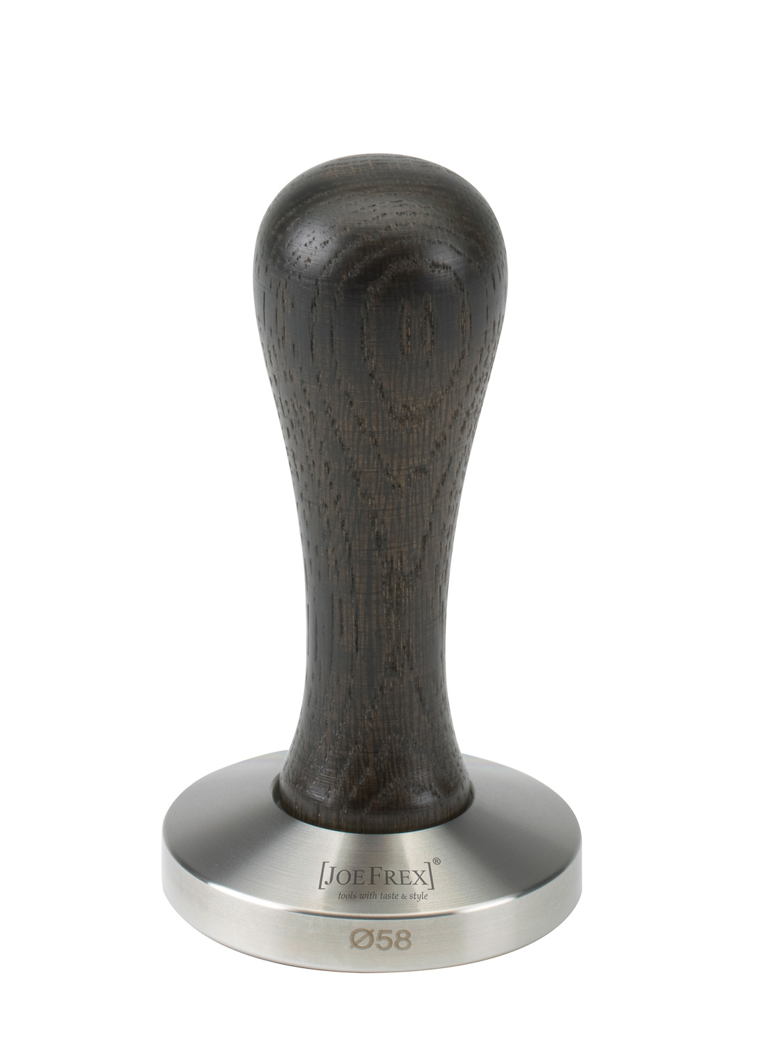 JoeFrex - Handle Elegance Oak, Tamper Griff, ohne Unterteil