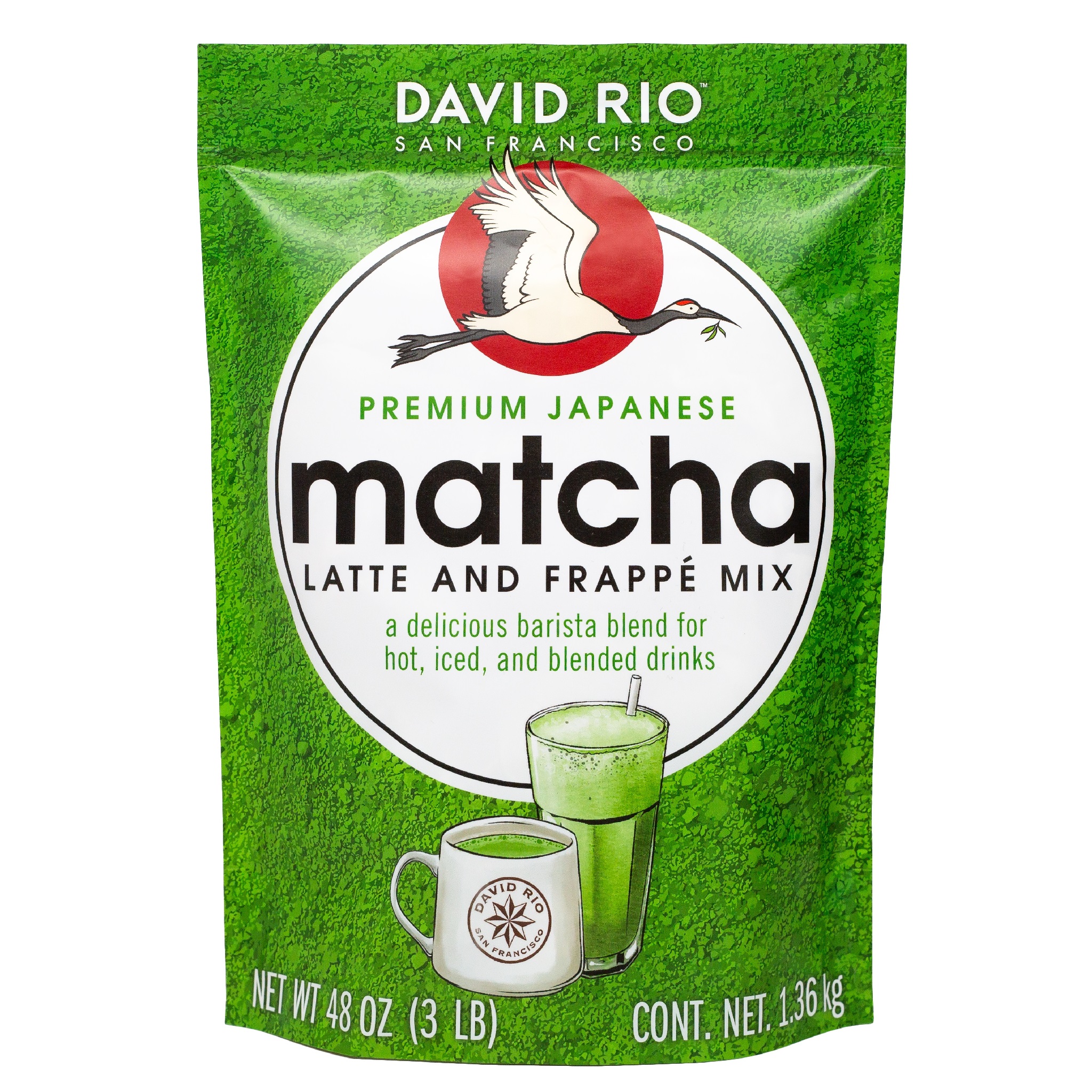 David Rio - großer Beutel - Frappé Matcha (1361 g)