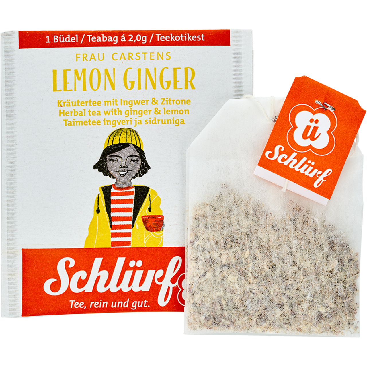 Schlürf - Büdel - Frau Carstens Lemon Ginger BIO