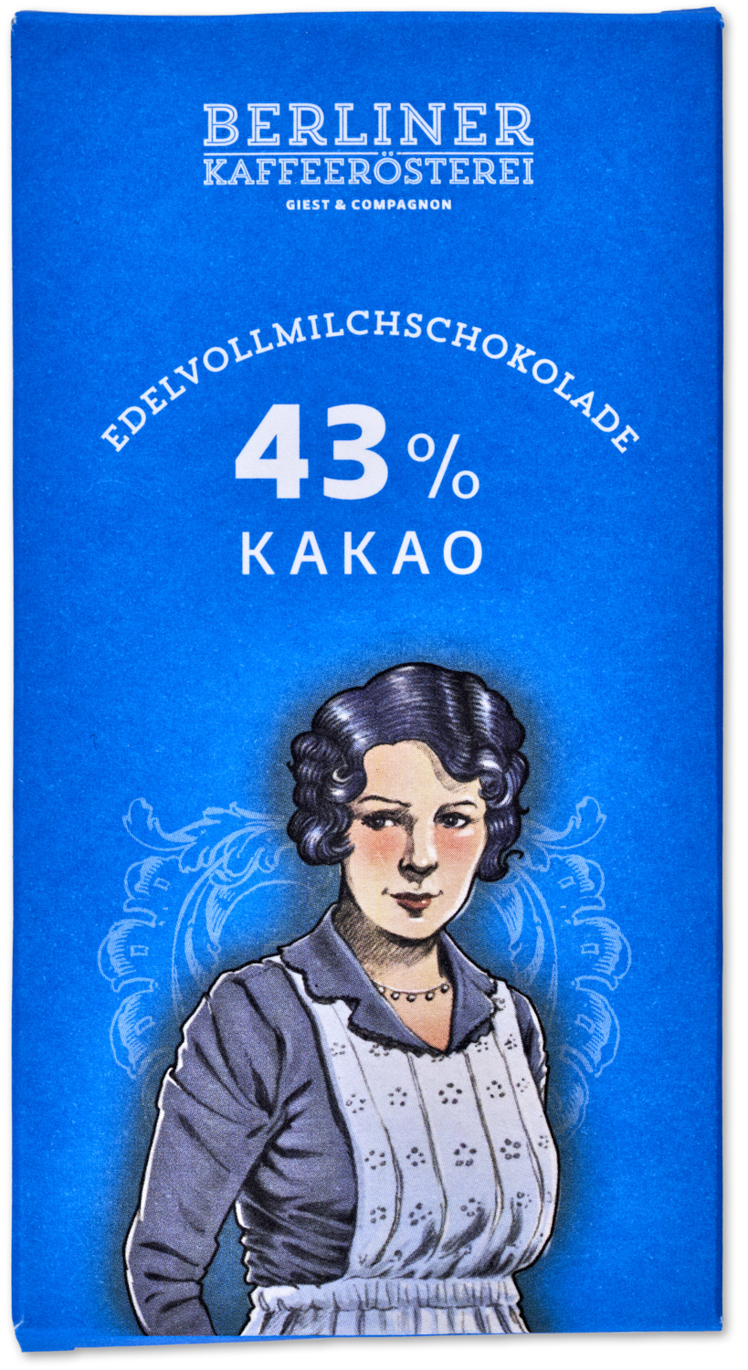 BKR - Tafel - ClassicLine "Edelvollmilch 43%" 45 g BKR - Tafel - ClassicLine "Edelvollmilch 43%" 45 g