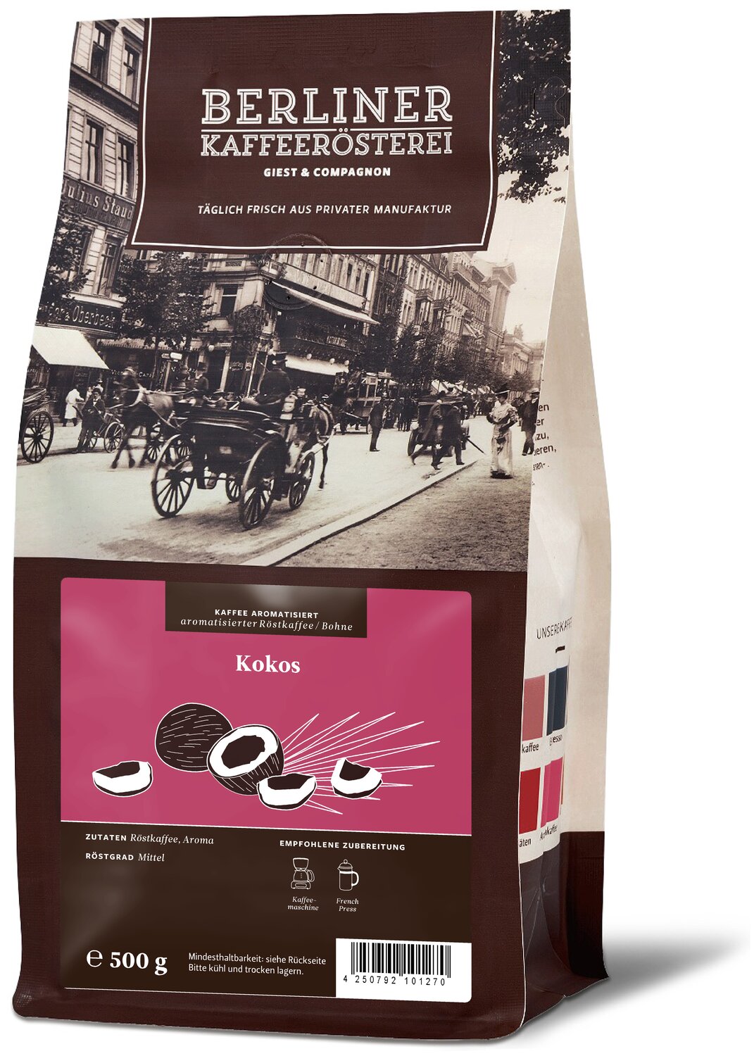 aromatisierter Kaffee Kokos