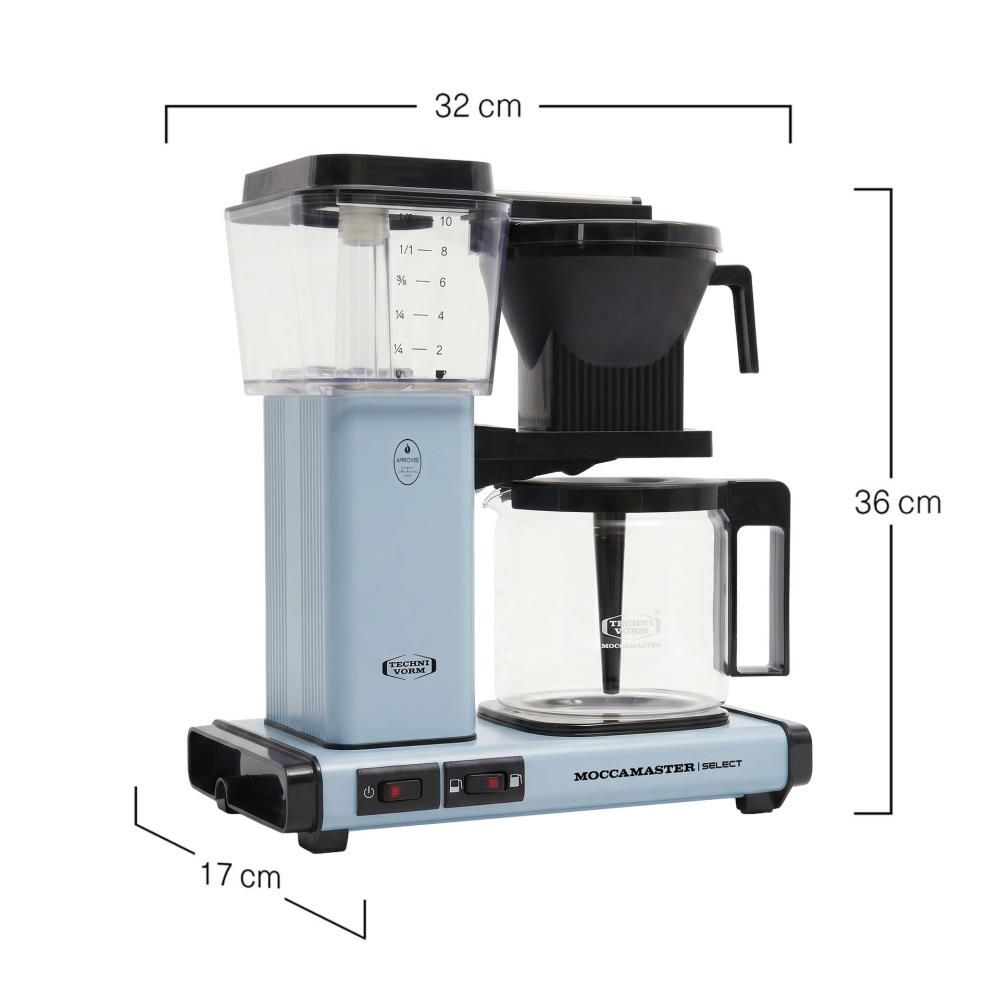 Moccamaster - Kaffeemaschine KBG Select 4-10 Tassen baby blue