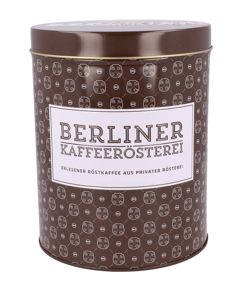 BKR - Kaffeedose braun, rund (120 x 155 mm) BKR - Kaffeedose braun, rund (120 x 155 mm)
