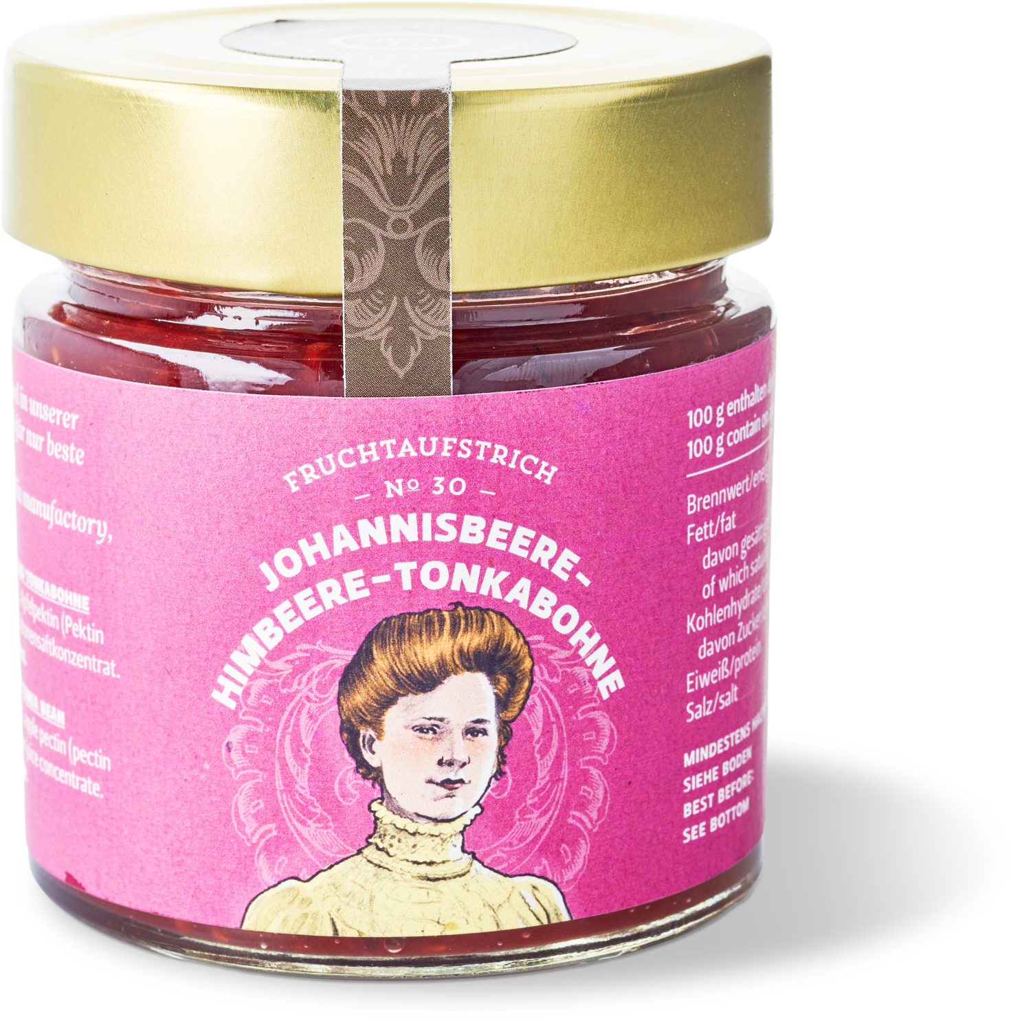 Aufstrich - Johannisbeere-Himbeere-Tonkabohne - Nr. 30