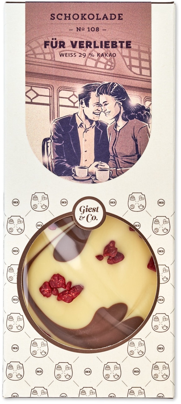 Tafel - Für Verliebte - Weiß - Nr. 108 Tafel - Für Verliebte - Weiß - Nr. 108