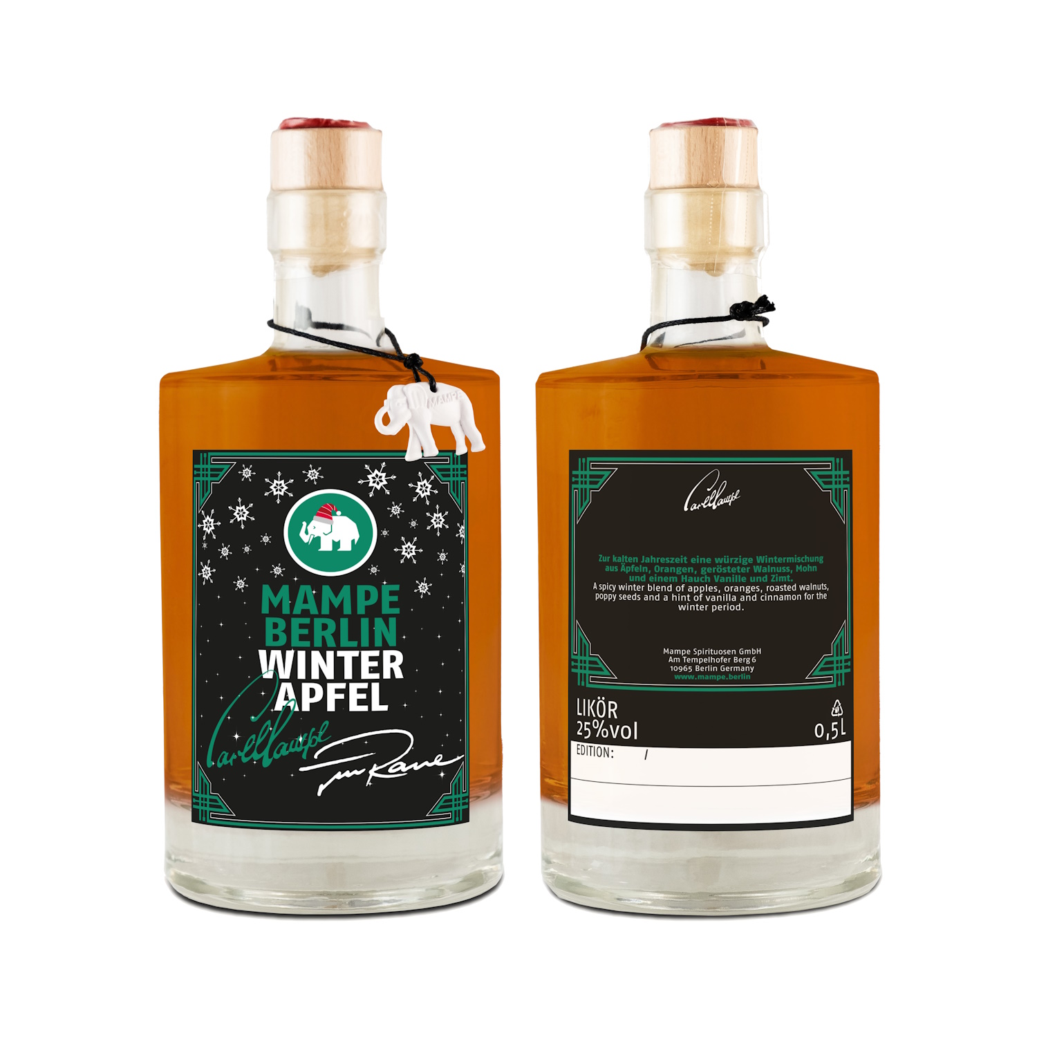 Mampe - Tim Raue Winter Apfel Likör (500ml) *limitierte Auflage: 700 Flaschen* Mampe - Tim Raue Winter Apfel Likör (500ml) *limitierte Auflage: 700 Flaschen*