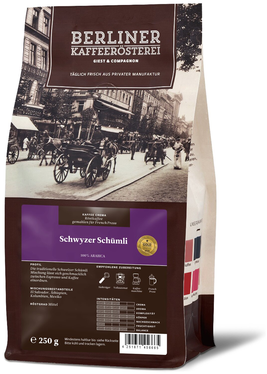 Berliner Kaffeeroesterei DE Schwyzer Schümli 1070903.3