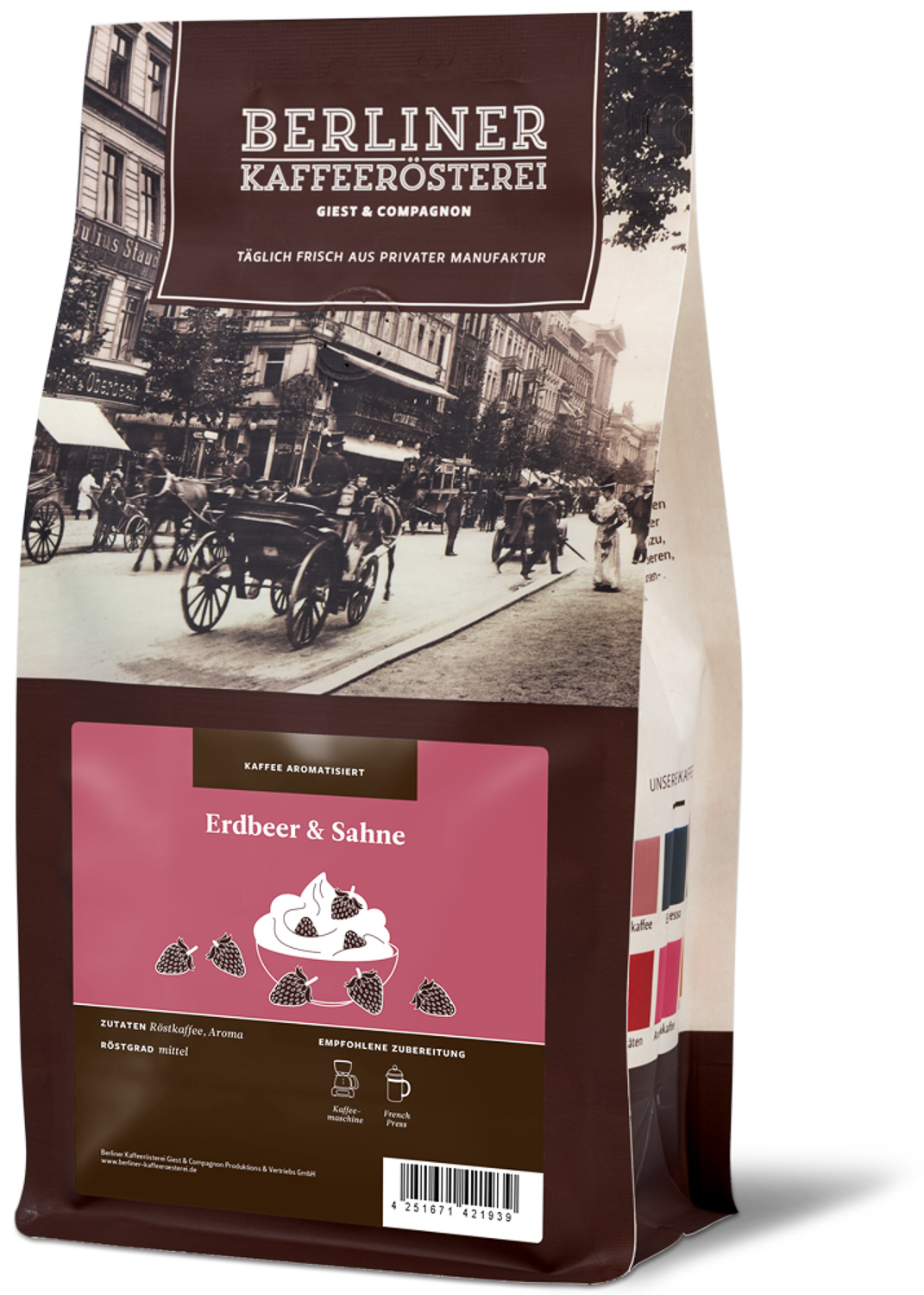 aromatisierter Kaffee Erdbeer & Sahne aromatisierter Kaffee Erdbeer & Sahne