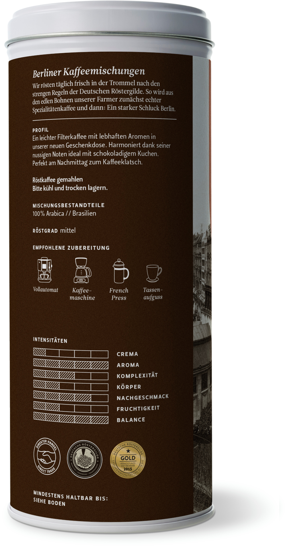 Berliner Kaffeekränzchen (gemahlen) Berliner Kaffeekränzchen (gemahlen)