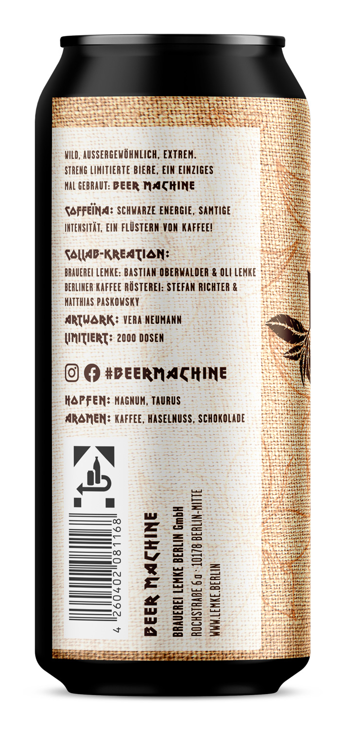 „Coffeïna“ - Imperial Coffee Stout - Lemke Brauerei
