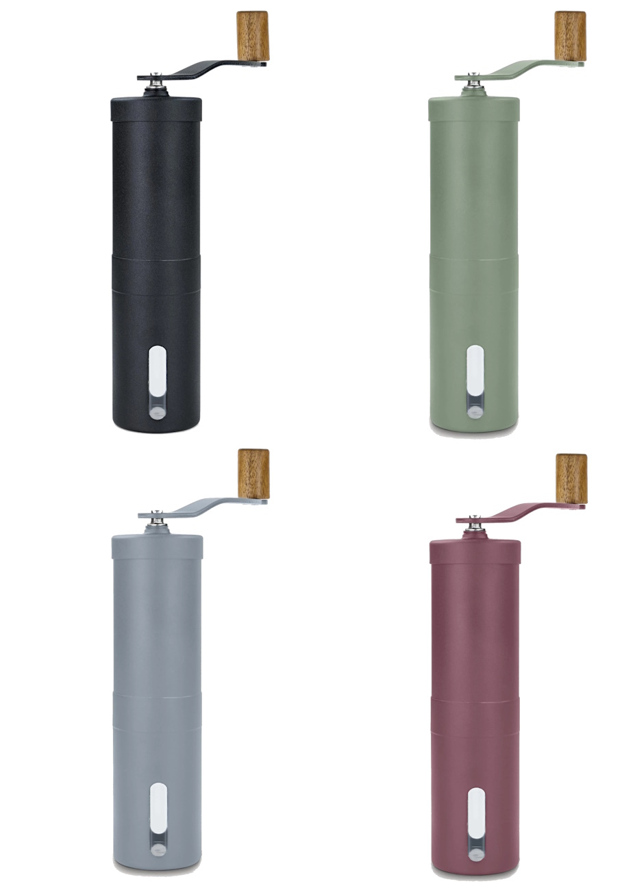 Lambda Coffee - Outdoor Kaffeemühle "Terra" Keramikmahlwerk grün 35g Bohnen