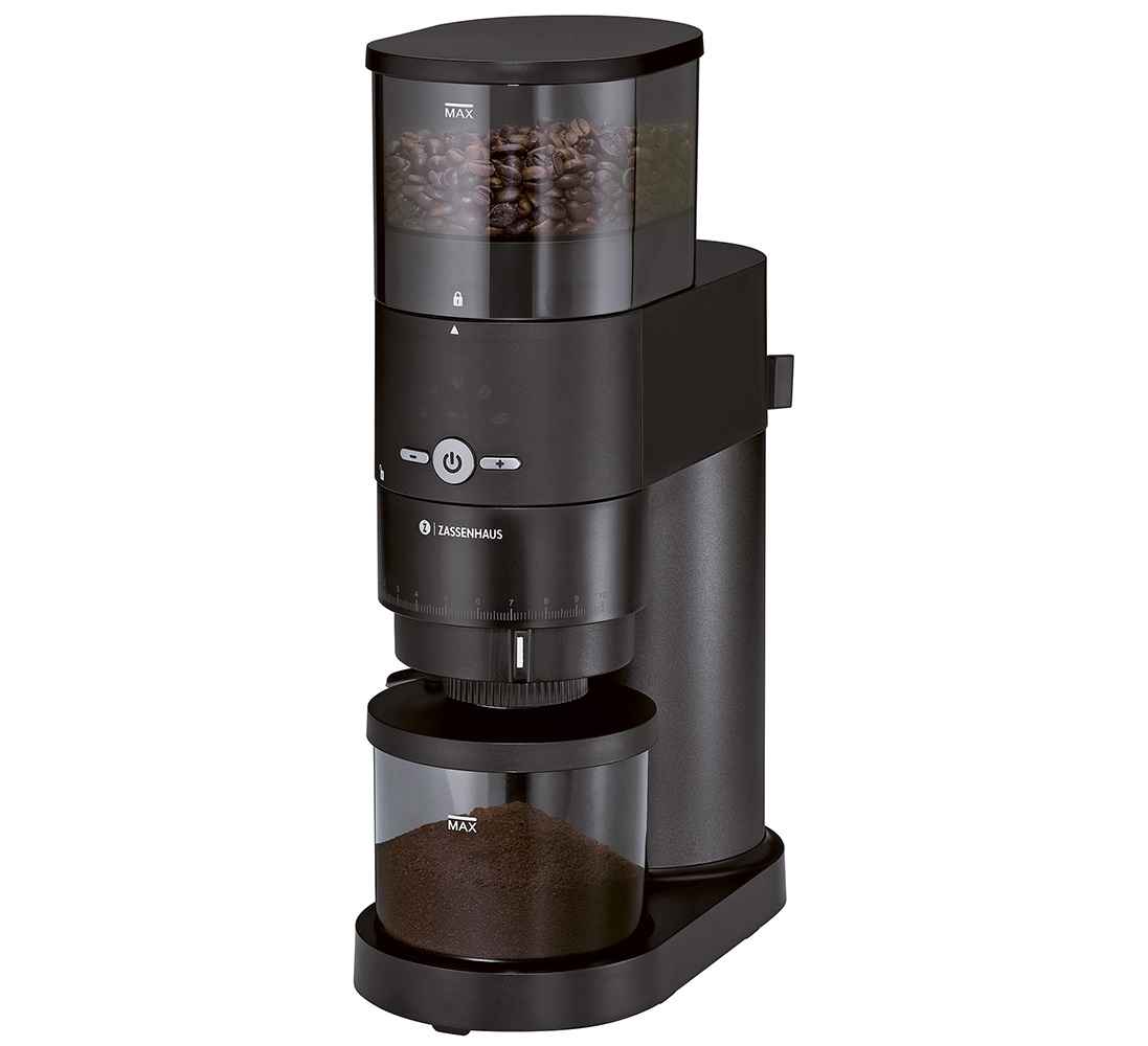Zassenhaus - elektrische Kaffeemühle Expert geräuscharm auch für Siebträger Zassenhaus - elektrische Kaffeemühle Expert geräuscharm auch für Siebträger
