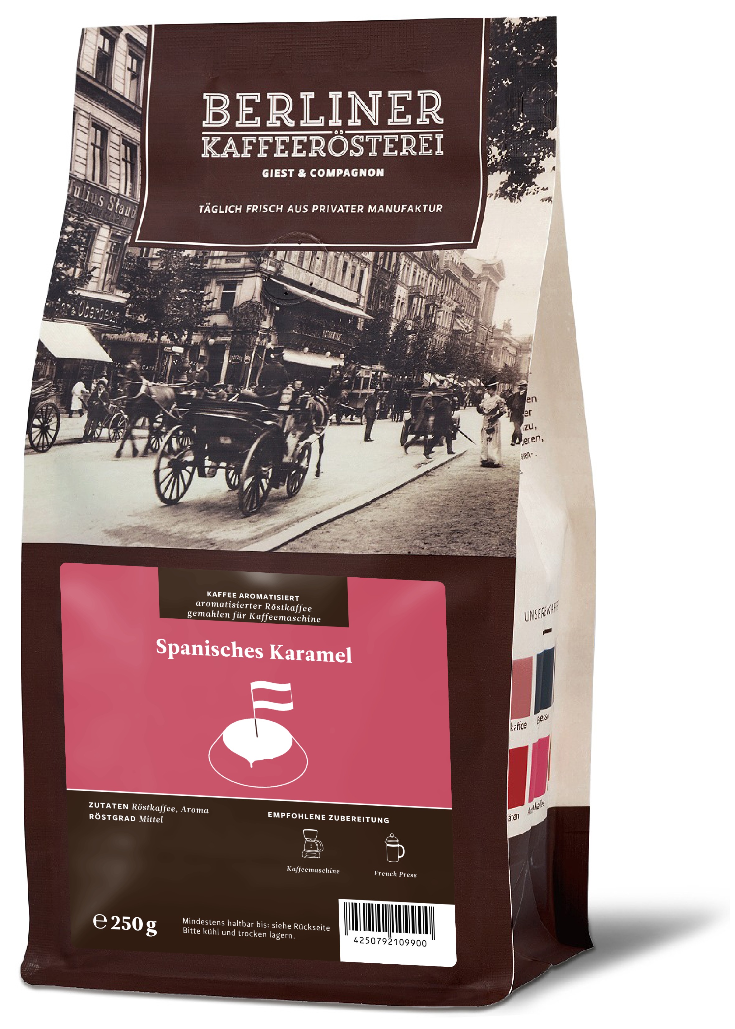 aromatisierter Kaffee Spanisches Karamel