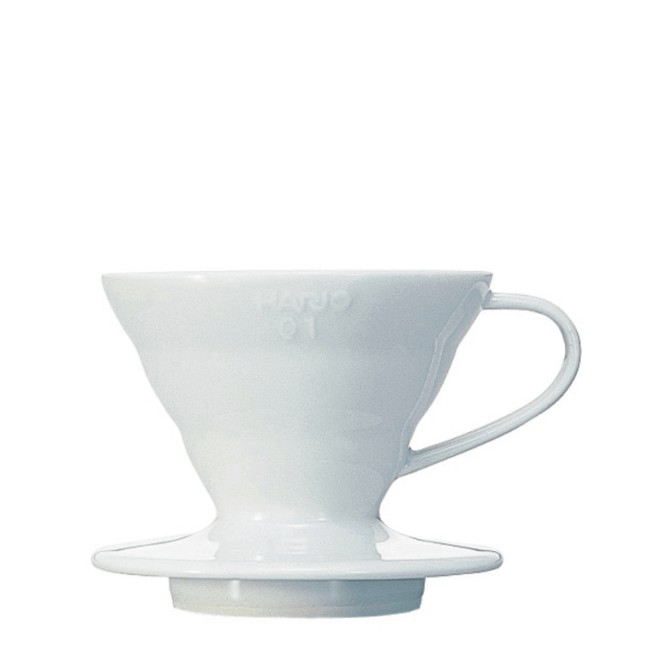 Hario - Handfilter | Dripper V60 Größe 01 Porzellan weiß Hario - Handfilter | Dripper V60 Größe 01 Porzellan weiß