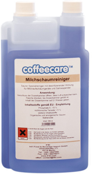 Coffeecare - Reiniger f. Milchschäumer & Sahnemaschinen Coffeecare - Reiniger f. Milchschäumer & Sahnemaschinen