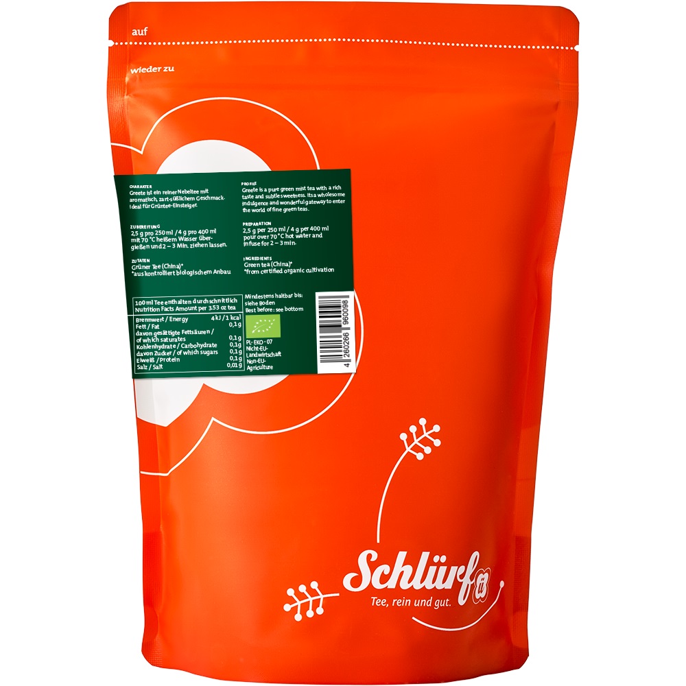 Schlürf - BIO Grüntee Greete №05