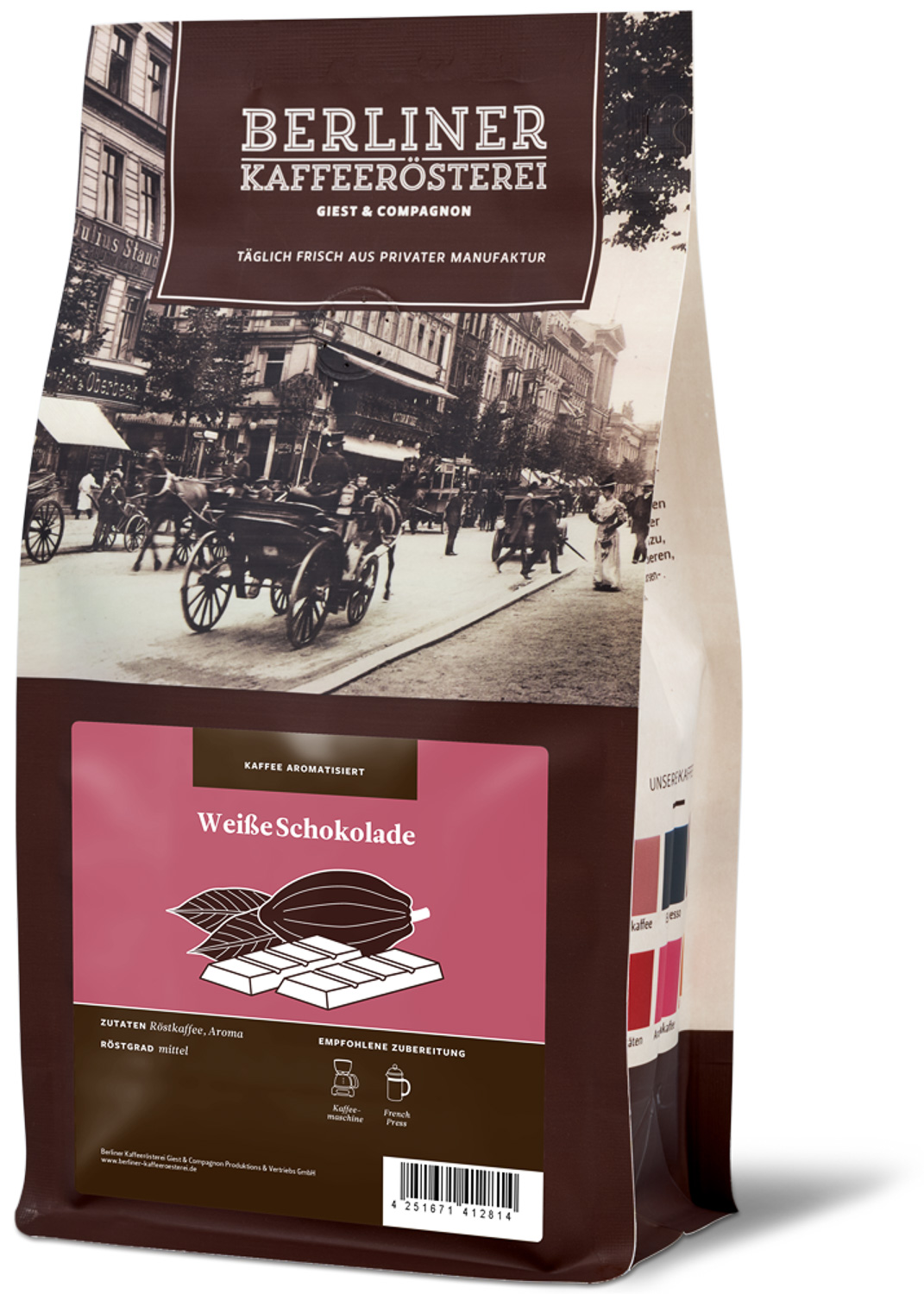 aromatisierter Kaffee weiße Schokolade aromatisierter Kaffee weiße Schokolade