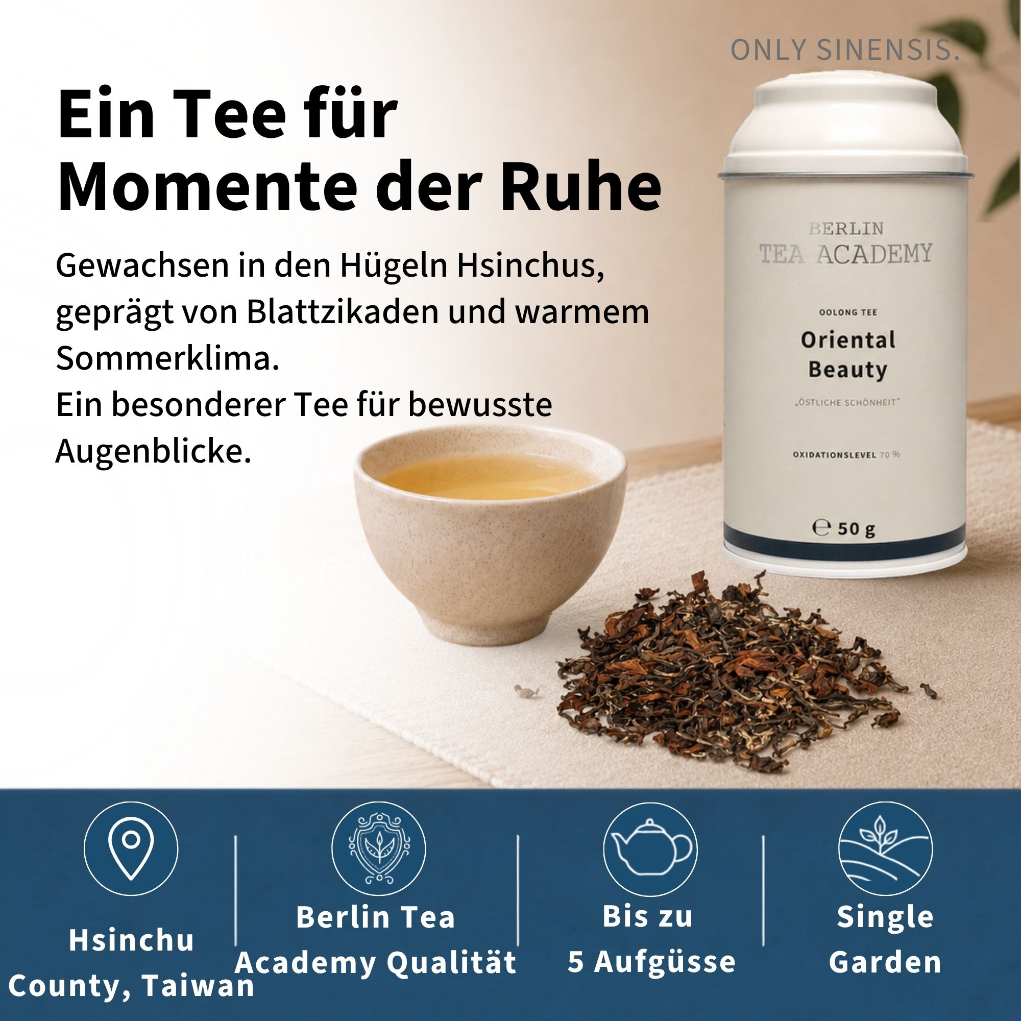 Oolong Tee Oriental Beauty - Berlin Tea Academy Only Sinensis