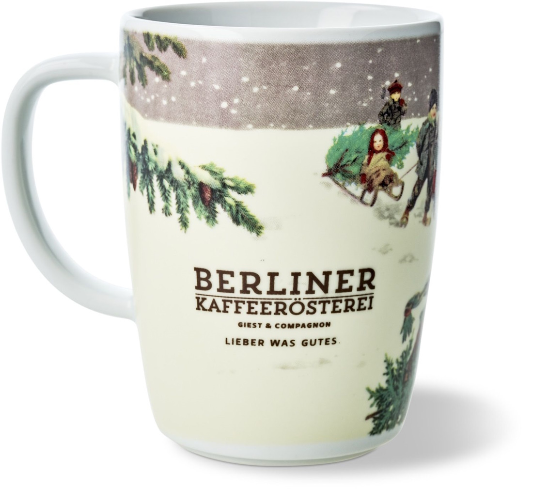 BKR Weihnachtstasse + Kaminfeuer für Kaminlose (100g) im Schmuckkarton