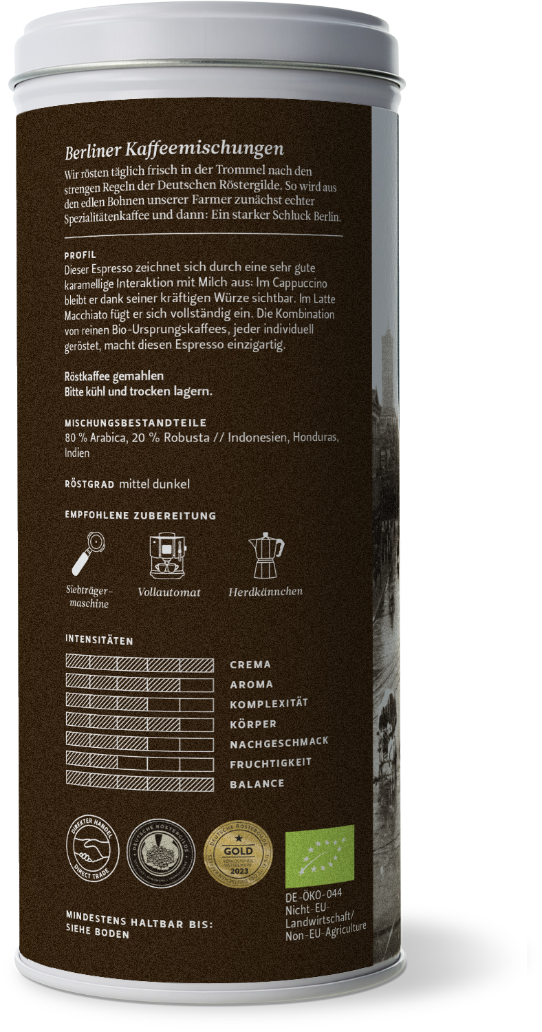 Espresso Supremo BIO (125g / gemahlen)