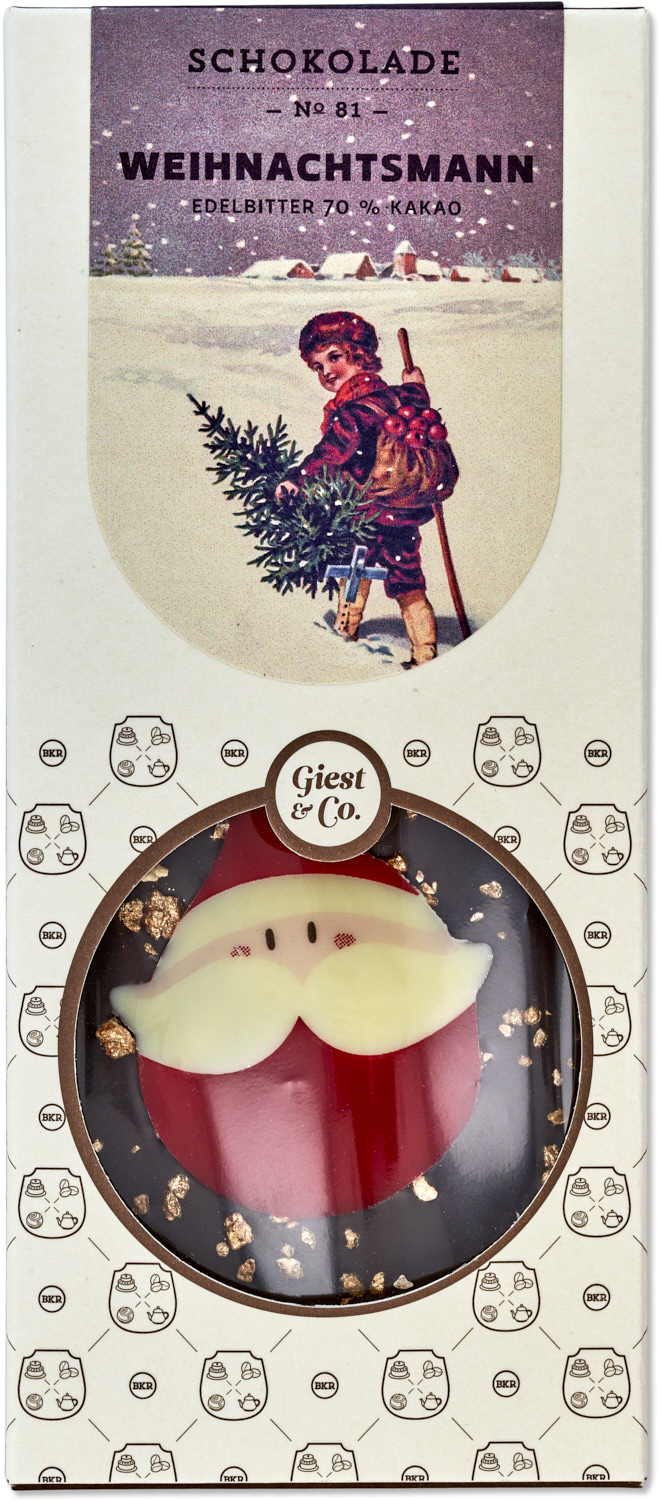 Tafel - Weihnachtsmann - Zartbitter - Nr. 81 Tafel - Weihnachtsmann - Zartbitter - Nr. 81