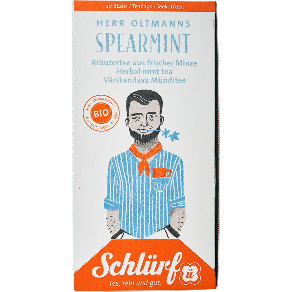 Schlürf - Büdel - Herr Oltmanns Peppermint BIO Schlürf - Büdel - Herr Oltmanns Peppermint BIO