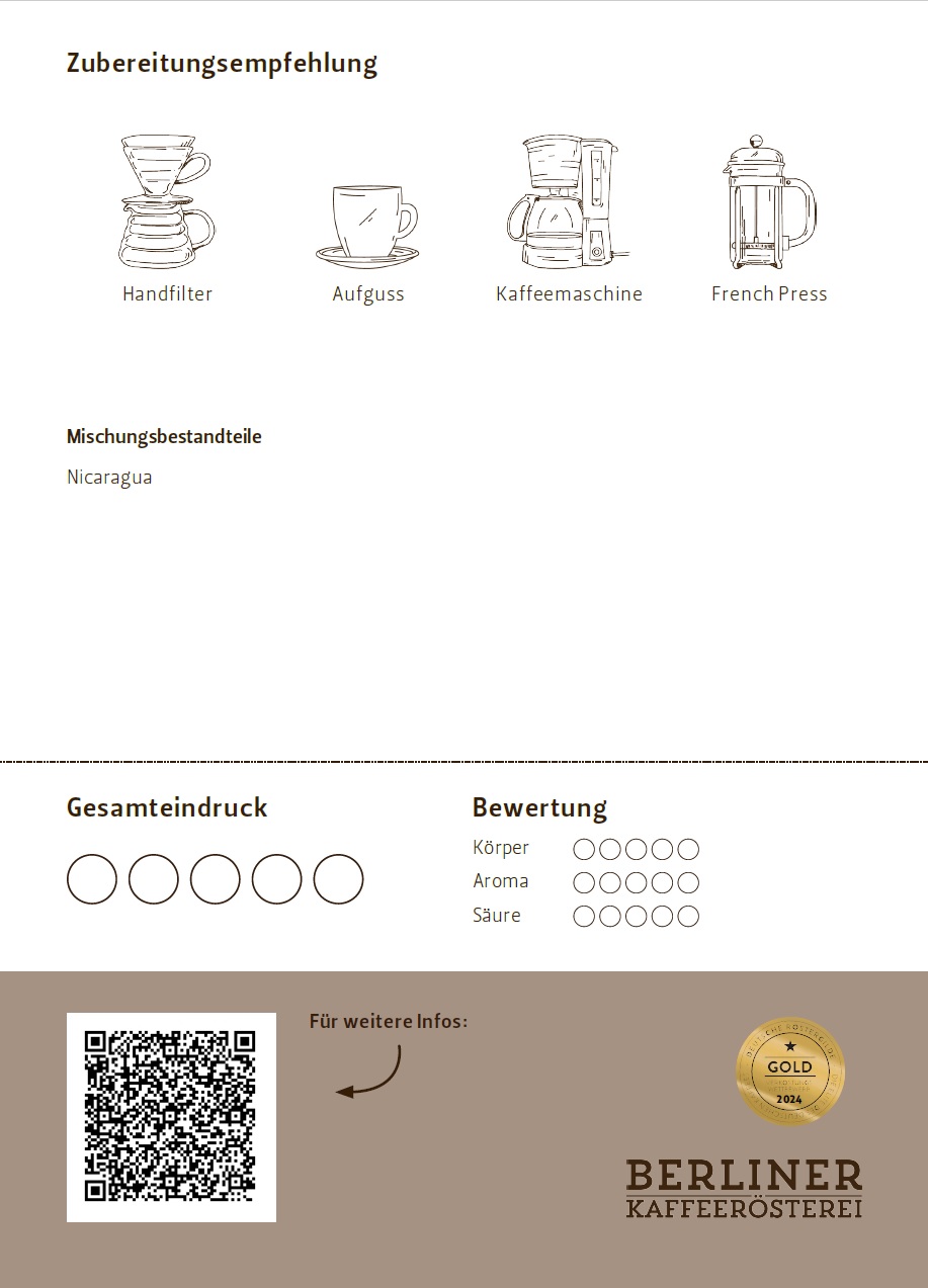 Filterkaffee entkoffeiniert