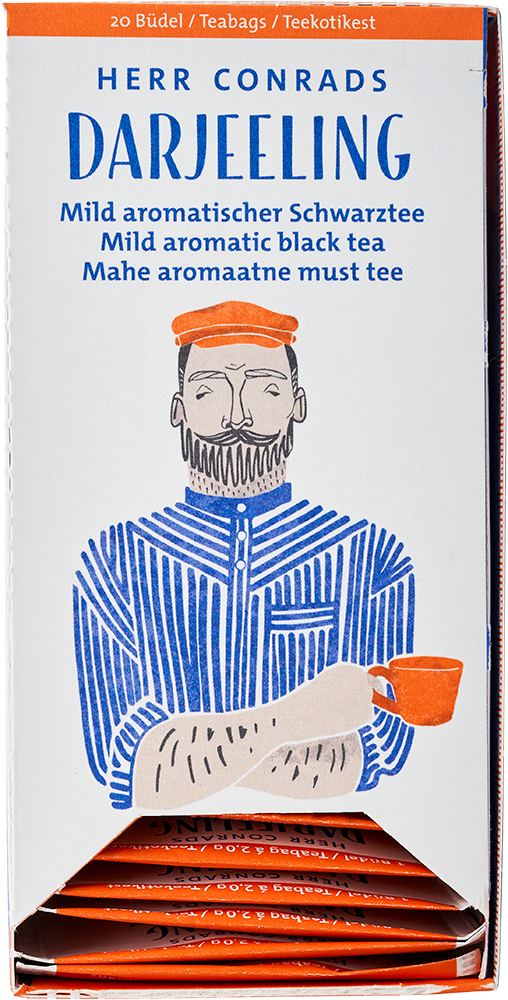 Schlürf - Büdel - Herr Conrads Darjeeling BIO Schlürf - Büdel - Herr Conrads Darjeeling BIO
